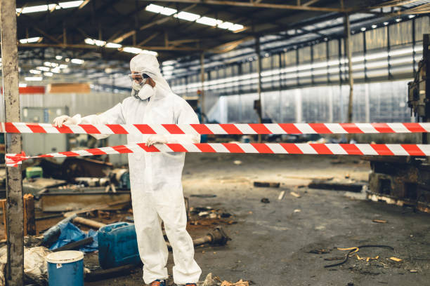 Professional Biohazard technician working in Glen Head, NY